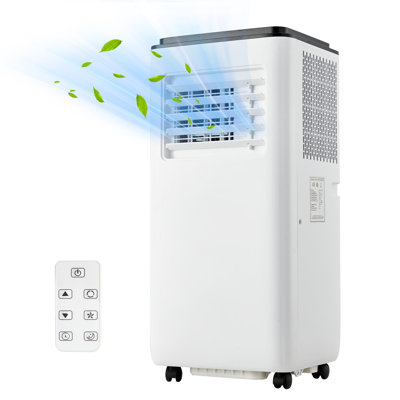 Portable Air Conditioners, 10000 BTU Portable AC, Cools up to 450 Sq. Ft 3-in-1 Mobile AC for Room with Dehumidifier Fan Sleep Mode, 24H Timer, Remote Control, and Window Installation Kit Included