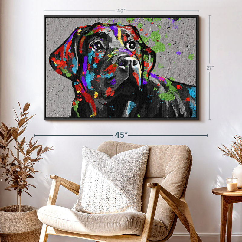 " Labrador ", 40" H x 27" W