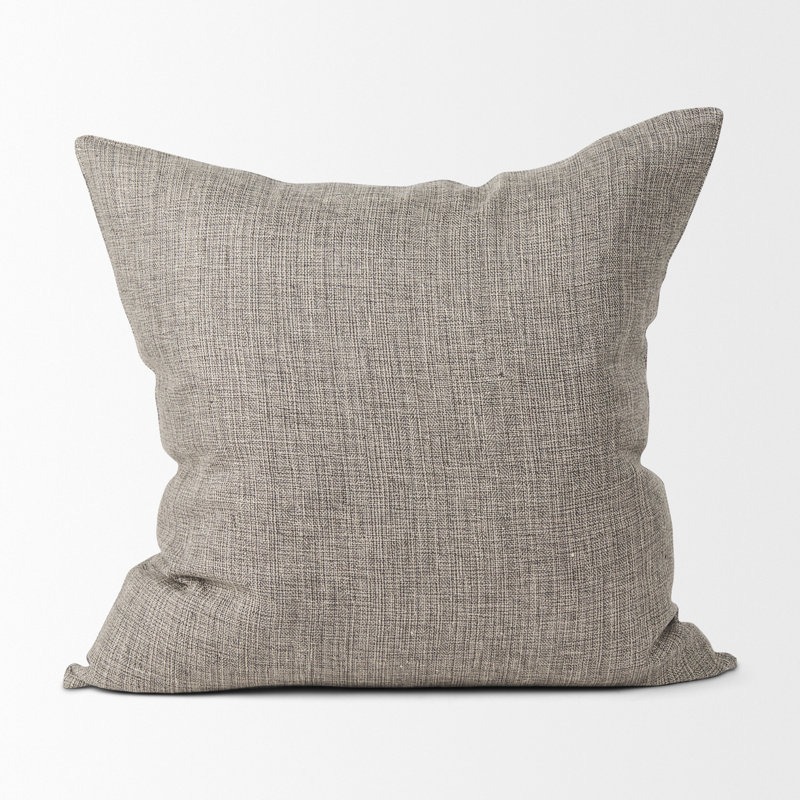  Housse de coussin en lin, Gris