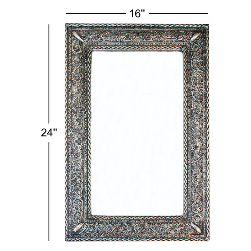 Rectangle Metal Wall Mirror