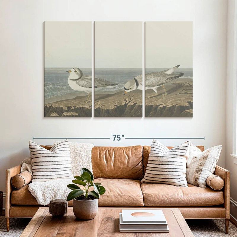 Brampt Piping Plover, 42" H x 65" W