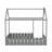 Quinn House Bed with Fence & Wooden Frame-1140488248-1165425547