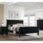 Lit simple noir contemporain, lit en bois massif avec pieds en équerre et anglais, idéal pour la chambre principale, construction de base nécessaire, design transitionnel-1043340555-1043340554