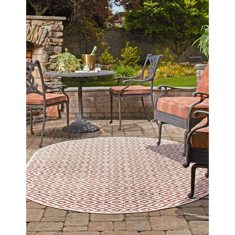 Tapis rouge d'extérieur, Ovale 5 pi 3 po x 8 pi