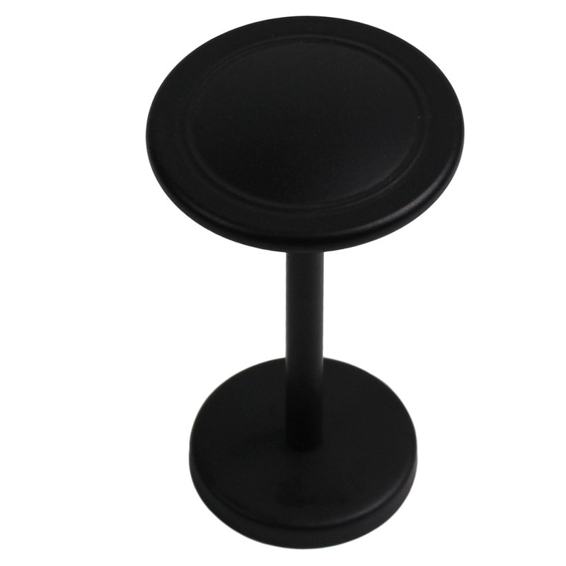 Black Metal Button Medallion Curtain Holdback