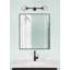 Éclairage pour salle de bain 2 lumières à intensité variable Gebhart-33004700-33004702-33004707