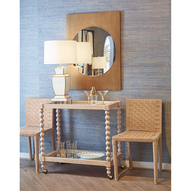 Isadore Bar Cart, Brown