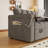 Omorf 65" Upholstered Tufted Convertible Sleeper Sofa with USB Ports & Storage function-792231660