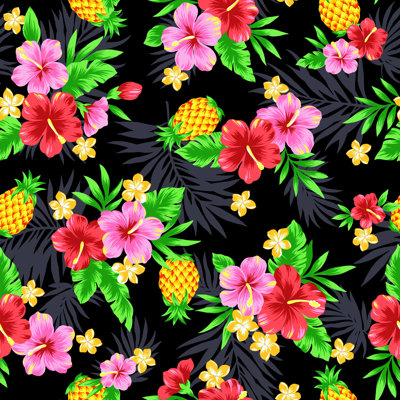 " Pattern Of Hibiscus " by Daikokuebisu