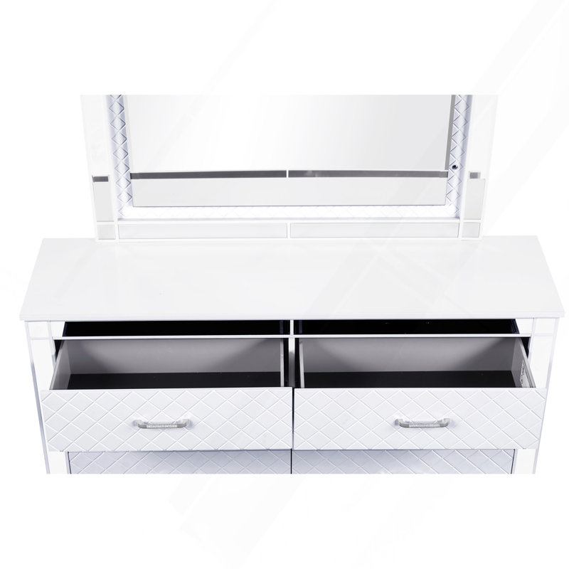 Commode Livorno G02790-D, champagne argenté