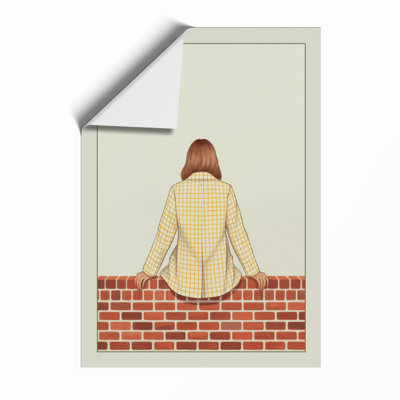 Solitary Perch Modern - Framed Print