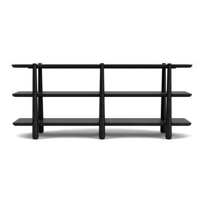 Black Oak Console Table