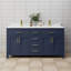 Beckett 66" Freestanding Double Bathroom Vanity with Cultured Marble Top-473309635-473309662-481319800