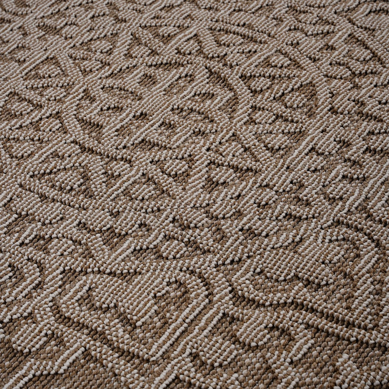 4x6 Beige Medallion Floor Covering - Design For Entryways, Stain , Non-shedding, & Pet , Easy To Clean, Indoor/outdoor Rug Design, Stains, No Shedding, Safe Pets, Maintenance,