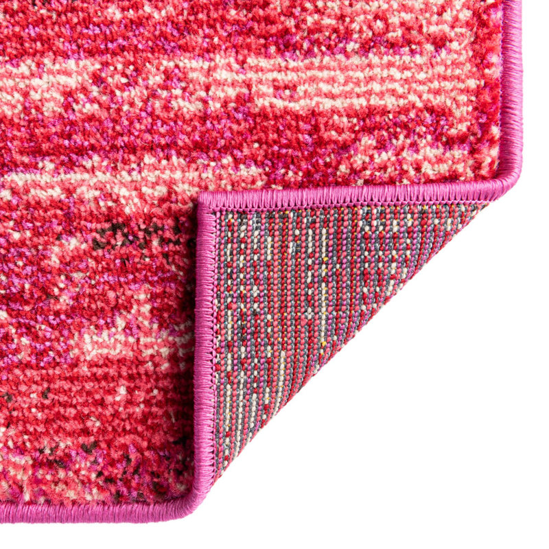 Rizer Washable Abstract Indoor Rug, Square 8' x 8'