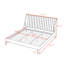 Lit plateforme en bois avec tête de lit-678409811-678409813