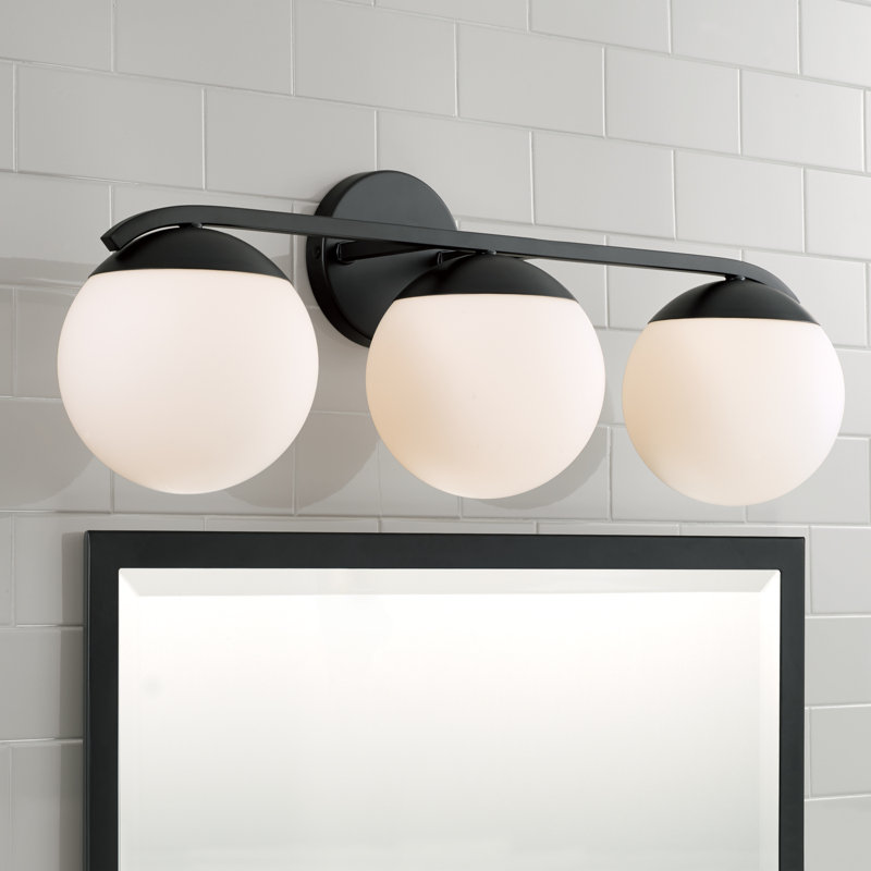 Celosia 3 - Light Dimmable Vanity Light, Matte Black