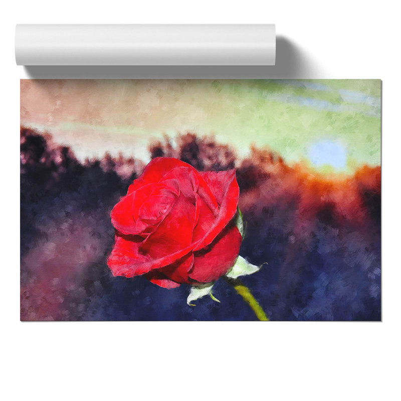 Red Rose Flower Vol.9 - No Frame Print, 42cm H x 59cm W x 0.1cm D