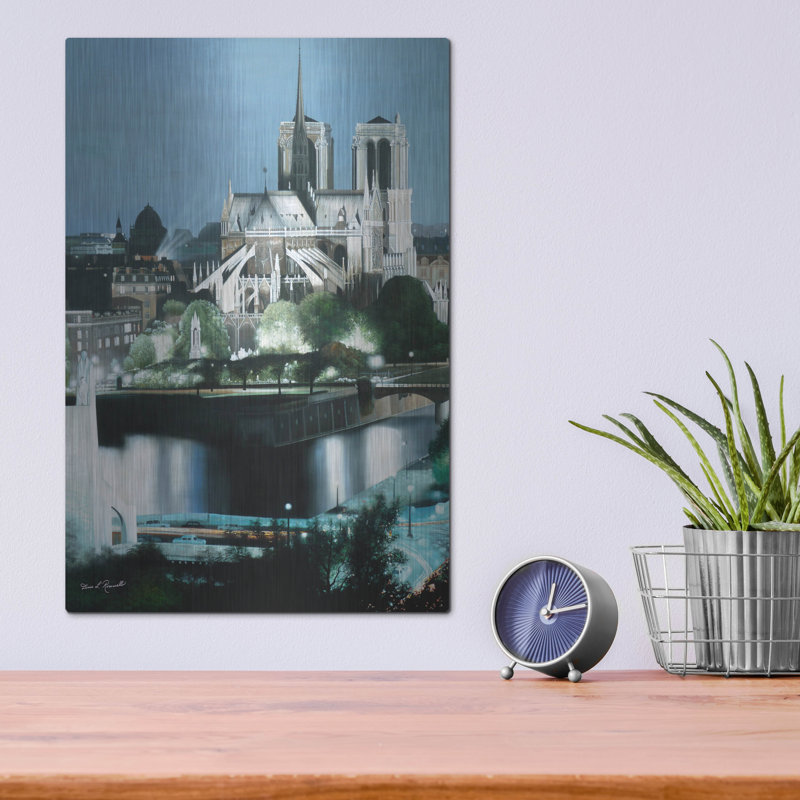 «Notre Dame» par Diane Romanello, H 16 po x l 12 po