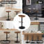 Planas Adjustable Height Counter Stool with Metal Frame-448620241