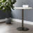 Place Round Marble Top Metal Base Dining Table