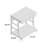 Lunde Metal Base Writing Desk-121262402