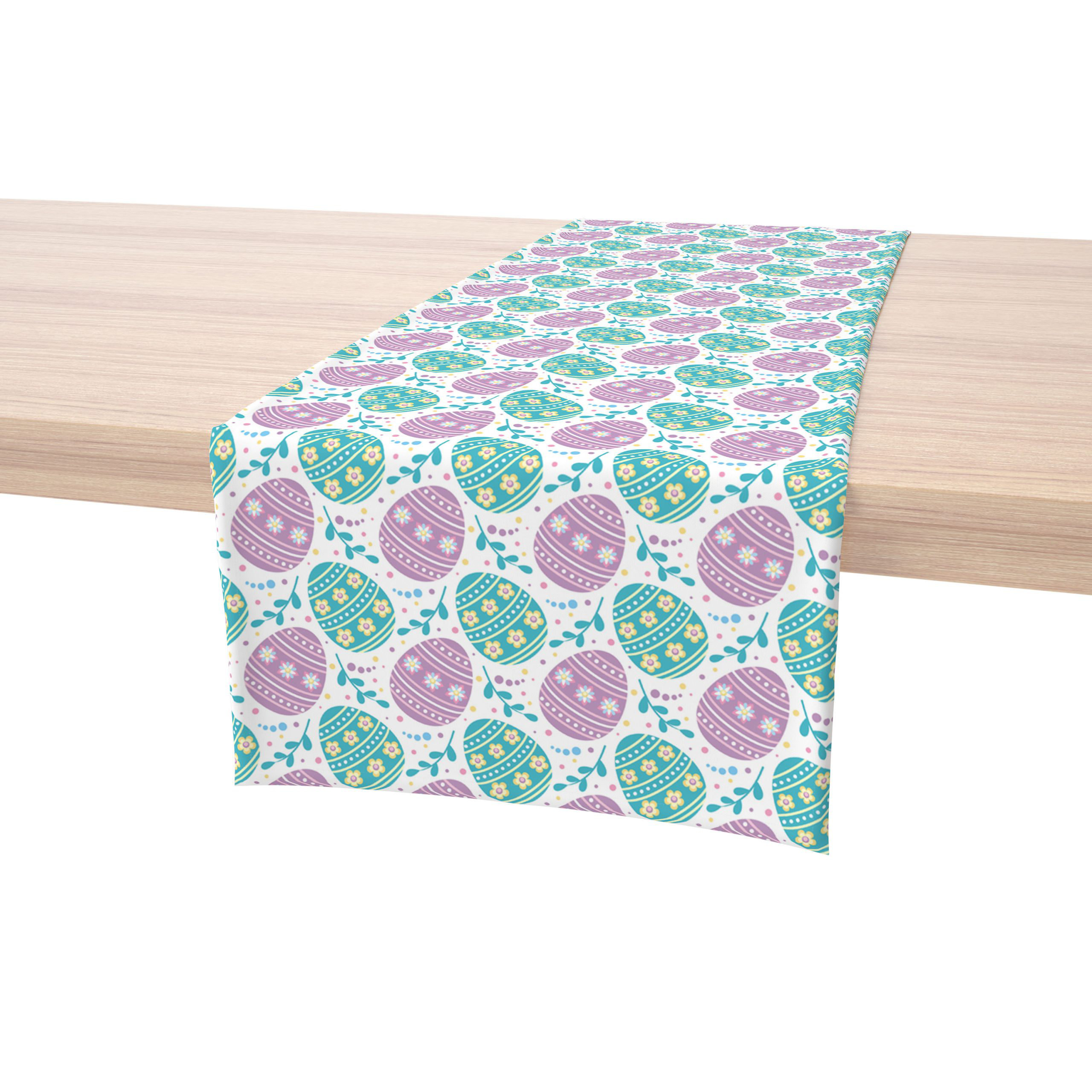 The Holiday Aisle® Geovonie Rectangular Easter Cotton Twill Table ...