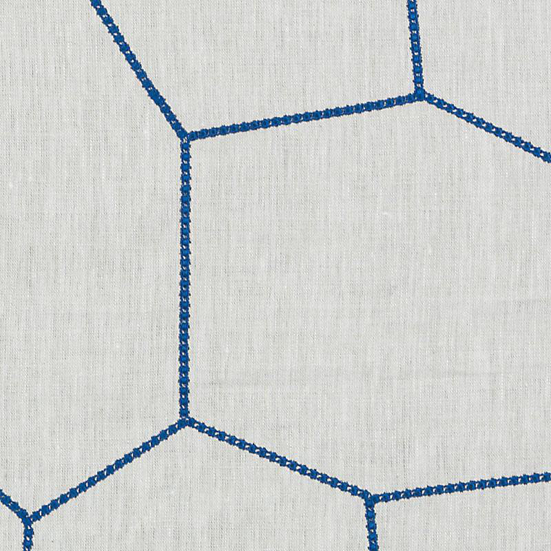 Ii, tissu géoraff Laura Kirar, Saphir