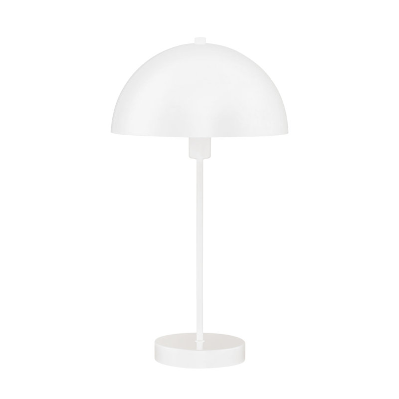 Cathyrn Mild Steel Table Lamp, White