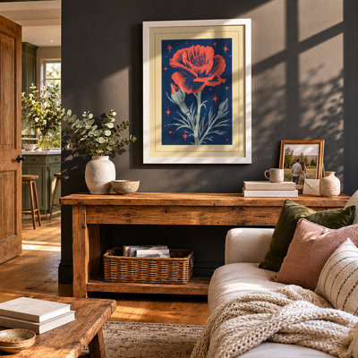 Celestial Bloom Botanical - Framed Print
