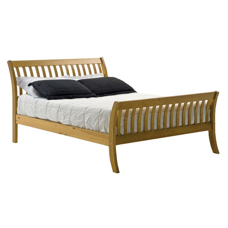 Stoneybrook Solid Wood Bed, Antique, Double (4'6)