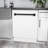 ZLINE Autograph Edition 24 in. Tallac Series 3rd Rack Top Control Built-In Tall Tub Dishwasher in White Matte with Handle, 51dBa-65685056
