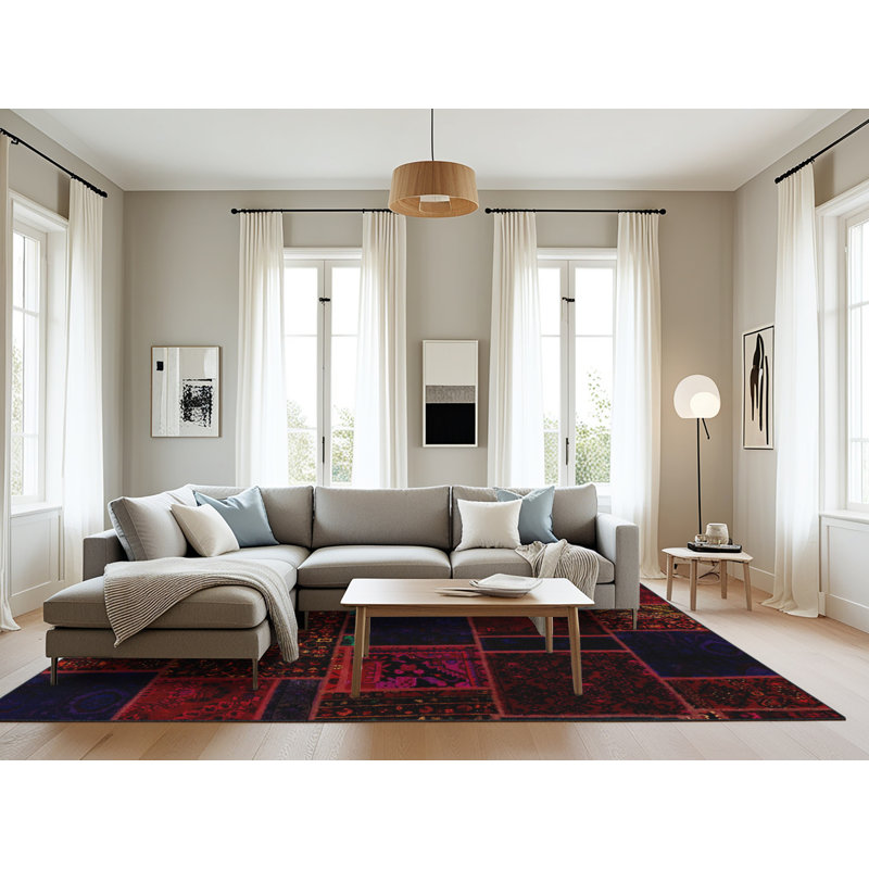 Tapis abstrait moderne 2007, Rectangle 8 pi x 10 pi