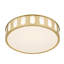 Plafonnier encastré en laiton antique 15,15 po-1684922504-1684922506