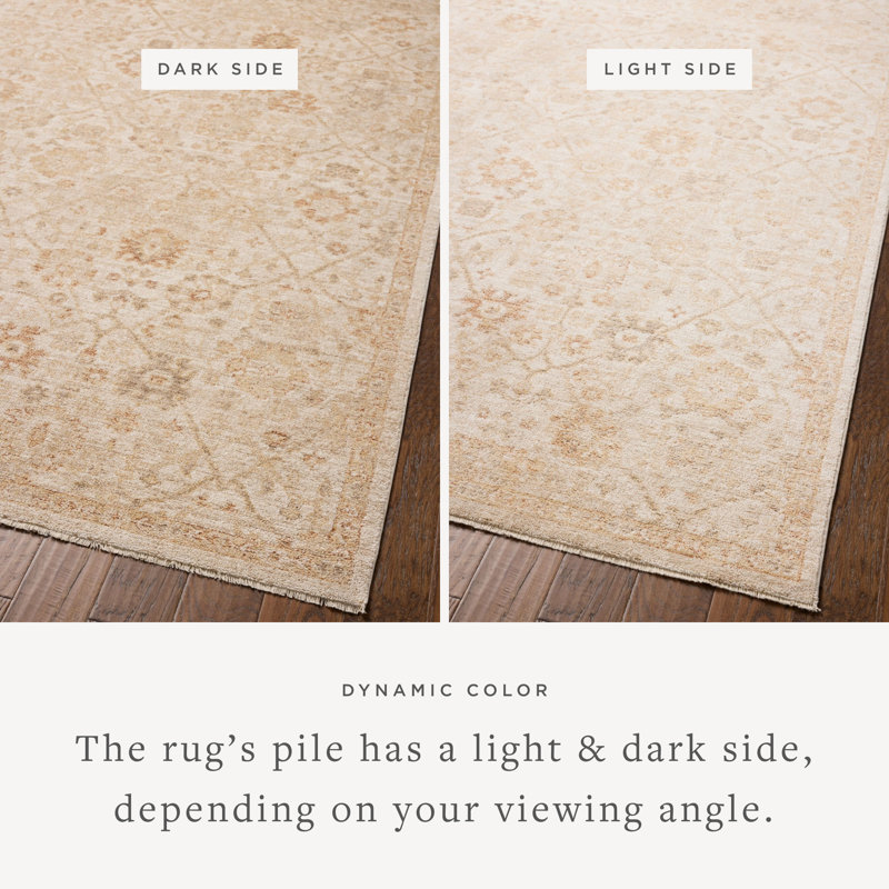 Chris Loves Julia x Loloi Palma Natural / Spice Area Rug, Rectangle 9'6" x 13'1"