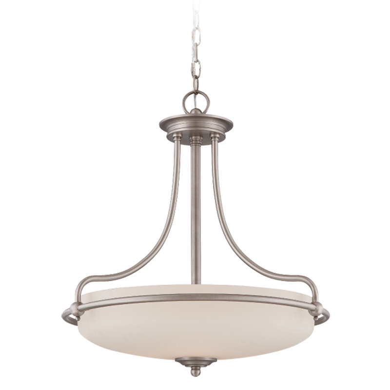 Rockwood 4 - Light Bowl Pendant, Antique Nickel