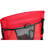 Red Lawn Camping Chair - Heavy Duty Portable Folding Directors With Side Table For Picnic Oversized Patio-1667814097