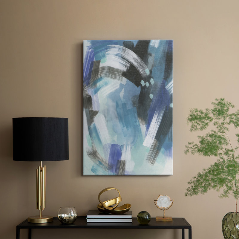 Aquatic Crosshatch I - Gallery Cavas