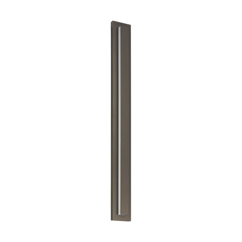 Sean Lavin Aspen 1-light LED 48'' outdoor wall sconce light in charcoal finish, Outdoor Bronze