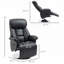 Fauteuil inclinable pivotant en polyuréthane