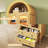 Arched China Cabinet Display Storage Cabinet with Drawers & Adjustable Shelves-290422706