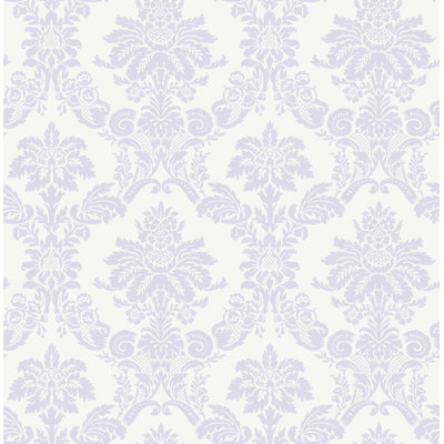 Burge Damask Glitter 33' x 20.5" Wallpaper Roll