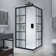 Cyrus 36" W x 36" D x 72" H Framed Square Sliding Shower Enclosure