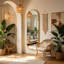 Miroir mural ovale pleine longueur-773722534