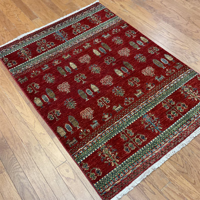 Wool Geometric Indoor Rug