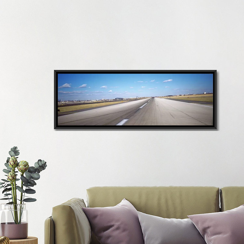 Reproduction de photo sur toile, H 12 po x l 36 po x P 1,5 po, Toile avec cadre noir