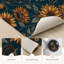 Tapis de cuisine tournesol antidérapant lavable