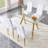 51-Inch Tempered Glass Dining Table With Sturdy Metal Legs-1724197668
