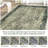 Modern Farmhouse Rug 8x10 Washable Area Rug Non Slip Distressed Floor Cover Ultra Aesthetic Carpet for Living Room Bedroom Nursery Green-1829970836-1829970840