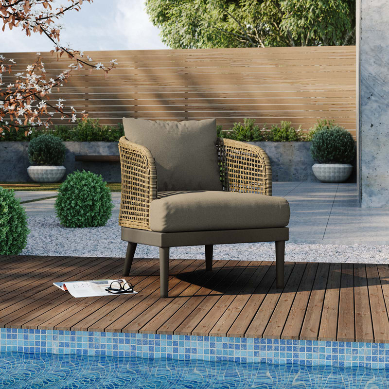 Fauteuil d'extérieur Modway Meadow, Taupe